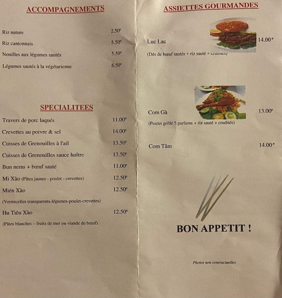 Chez Phuong - Menu Image 2